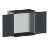 CUBIO SMLF-10510 CUPBOARD HOUSING WITH PERFO DOOR-LIGHT/ANTH GREY thumbnail-0