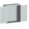 CUBIO SMLF-10512 CUPBOARD HOUSING WITH LOUVRE DOOR-LIGHT GREY thumbnail-0