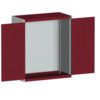 CUBIO SMLF-10512 CUPBOARD HOUSING WITH LOUVRE DOOR-LIGHT GREY/RED thumbnail-0