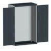 CUBIO SMLF-10516 CUPBOARD HOUSING WITH PERFO DOOR-LIGHT/ANTH GREY thumbnail-0