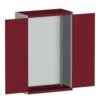 CUBIO SMLF-10516 CUPBOARD HOUSING WITH PERFO DOOR-LIGHT GREY/RED thumbnail-0