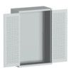 CUBIO SMLF-10516 CUPBOARD HOUSING WITH LOUVRE DOOR-LIGHT GREY thumbnail-0