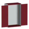 CUBIO SMLF-10516 CUPBOARD HOUSING WITH LOUVRE DOOR-LIGHT GREY/RED thumbnail-0