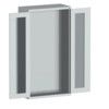 CUBIO SMLFS-10512 CUPBOARD HOUSING WITH WINDOW DOORS-LIGHT GREY thumbnail-0