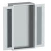 CUBIO SMLF-10520 CUPBOARD HOUSING WITH WINDOW DOOR-LIGHT GREY thumbnail-0