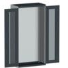 CUBIO SMLF-10520 CUPBOARD HOUSING WITH WINDOW DOOR-LIGHT/ANTH GREY thumbnail-0