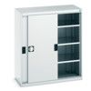 Cubio Storage Cabinet, Single Sliding Door, Light Grey, 1200 x 1050 x 525mm thumbnail-0