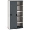 Cubio Storage Cabinet, Single Sliding Door, Anthracite Grey, 2000 x 1050 x 525mm thumbnail-0