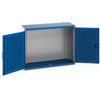 CUBIO SMLF-10510 CUPBOARD HOUSING WITH LOUVRE DOOR-LIGHT GREY/BLUE thumbnail-0