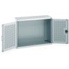 CUBIO SMLF-10510 CUPBOARD HOUSING WITH LOUVRE DOOR-LIGHT GREY thumbnail-0