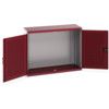 CUBIO SMLF-10510 CUPBOARD HOUSING WITH LOUVRE DOOR-LIGHT GREY/RED thumbnail-0