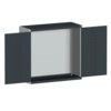 CUBIO SMLF-13512 CUPBOARD HOUSING WITH PERFO DOOR-LIGHT/ANTH GREY thumbnail-0