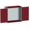 CUBIO SMLF-13512 CUPBOARD HOUSING WITH PERFO DOOR-LIGHT GREY/RED thumbnail-0