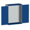 CUBIO SMLF-13516 CUPBOARD HOUSING WITH LOUVRE DOOR-LIGHT GREY/BLUE thumbnail-0