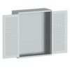 CUBIO SMLF-13516 CUPBOARD HOUSING WITH LOUVRE DOOR-LIGHT GREY thumbnail-0