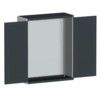 CUBIO SMLF-13516 CUPBOARD HOUSING WITH LOUVRE DOOR-LIGHT/ANTH GREY thumbnail-0