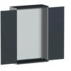 CUBIO SMLF-13520 CUPBOARD HOUSING WITH LOUVRE DOOR-LIGHT/ANTH GREY thumbnail-0