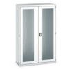 CUBIO SMLF-13520 CUPBOARD HOUSING WITH WINDOW DOOR-LIGHT GREY thumbnail-0