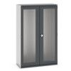 CUBIO SMLF-13520 CUPBOARD HOUSING WITH WINDOW DOOR-LIGHT/ANTH GREY thumbnail-0