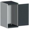 CUBIO SMLF-5610 CUPBOARD HOUSING WITH LOUVRE DOOR-LIGHT/ANTH GREY thumbnail-0