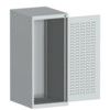 CUBIO SMLF-5612 CUPBOARD HOUSING WITH LOUVRE DOOR-LIGHT/ANTH GREY thumbnail-0