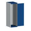 CUBIO SMLF-5616 CUPBOARD HOUSING WITH PERFO DOOR-LIGHT GREY/BLUE thumbnail-0