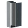 CUBIO SMLF-5620 CUPBOARD HOUSING WITH PERFO DOOR-LIGHT/ANTH GREY thumbnail-0