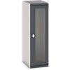 CUBIO SMLF-5616 CUPBOARD HOUSING WITH WINDOW DOOR-LIGHT/ANTH GREY thumbnail-0