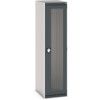 CUBIO SMLF-5620 CUPBOARD HOUSING WITH WINDOW DOOR-LIGHT/ANTH GREY thumbnail-0