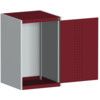 CUBIO SMLF-6610 CUPBOARD HOUSING WITH PERFO DOOR-LIGHT GREY/RED thumbnail-0