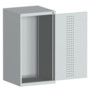 CUBIO SMLF-6612 CUPBOARD HOUSING WITH PERFO DOOR-LIGHT GREY thumbnail-0