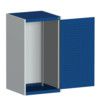 CUBIO SMLF-6612 CUPBOARD HOUSING WITH LOUVRE DOOR-LIGHT GREY/BLUE thumbnail-0