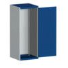 CUBIO SMLF-6616 CUPBOARD HOUSING WITH LOUVRE DOOR-LIGHT GREY/BLUE thumbnail-0