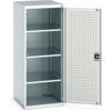 Cubio Storage Cabinet, Single Door, Light Grey, 1600 x 650 x 650mm thumbnail-0