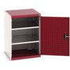 Cubio Storage Cabinet, Single Door, Red, 900 x 650 x 650mm thumbnail-0