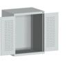 CUBIO SMLF-8610 CUPBOARD HOUSING WITH LOUVRE DOOR-LIGHT GREY thumbnail-0