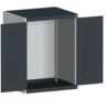 CUBIO SMLF-8610 CUPBOARD HOUSING WITH LOUVRE DOOR-LIGHT/ANTH GREY thumbnail-0