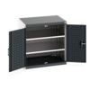 Cubio Storage Cabinet, 2 Doors, Anthracite Grey, 800 x 800 x 650mm thumbnail-0