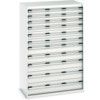 Cubio Drawer Cabinet, 11 Drawers, Light Grey, 1600 x 1050 x 650mm thumbnail-0