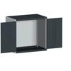 CUBIO SMLF-10610 CUPBOARD HOUSING WITH PERFO DOOR-LIGHT/ANTH GREY thumbnail-0