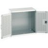 CUBIO SMLF-10610 CUPBOARD HOUSING WITH LOUVRE DOOR-LIGHT GREY thumbnail-0