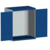 CUBIO SMLF-10612 CUPBOARD HOUSING WITH LOUVRE DOOR-LIGHT GREY/BLUE thumbnail-0