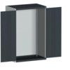 CUBIO SMLF-10616 CUPBOARD HOUSING WITH PERFO DOOR-LIGHT/ANTH GREY thumbnail-0