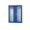 CUBIO SMLF-10612 CUPBOARD HOUSING WITH WINDOW DOOR-LIGHT GREY/BLUE thumbnail-0