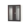 CUBIO SMLF-10612 CUPBOARD HOUSING WITH WINDOW DOOR-LIGHT/ANTH GREY thumbnail-0