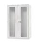 CUBIO SMLF-10616 CUPBOARD HOUSING WITH WINDOW DOOR-LIGHT GREY thumbnail-0