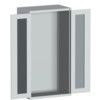 CUBIO SMLF-10620 CUPBOARD HOUSING WITH WINDOW DOOR-LIGHT GREY thumbnail-0