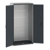 Cubio Storage Cabinet, 2 Doors, Anthracite Grey, 2000 x 1050 x 650mm thumbnail-0