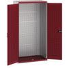 Cubio Storage Cabinet, 2 Doors, Red, 2000 x 1050 x 650mm thumbnail-0