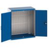 Cubio Storage Cabinet, 2 Doors, Blue, 1200 x 1050 x 650mm thumbnail-0